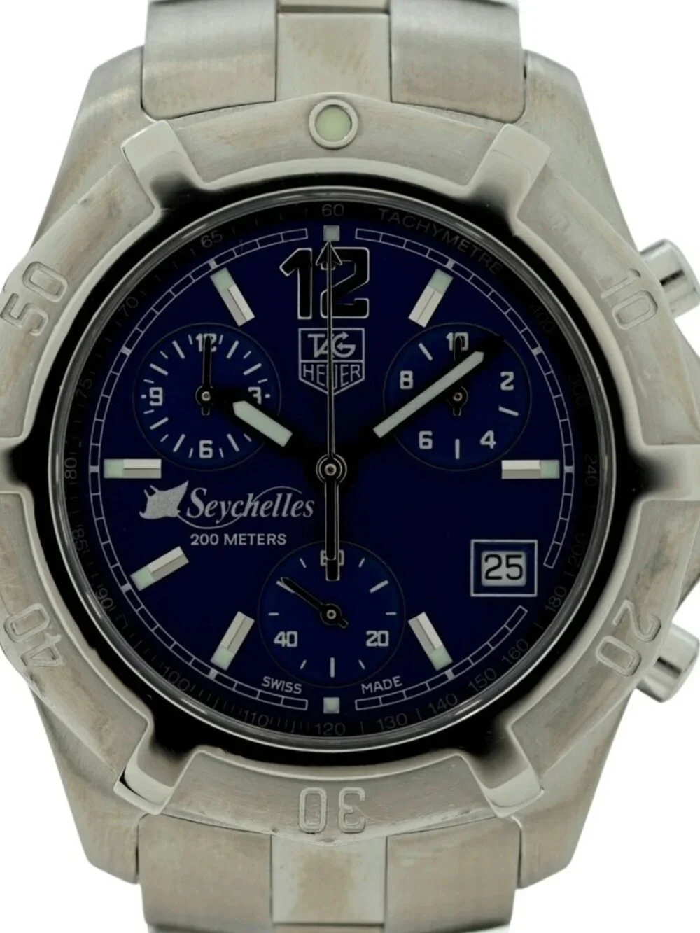 Tag Heuer 39mm Men's Seychelles Blue Limited Edition Exclusive Watch Ref CN111D!